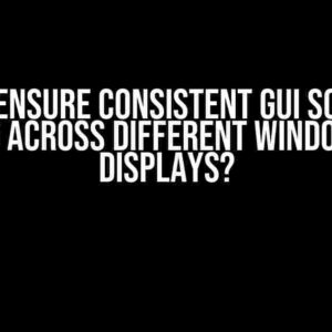 How to Ensure Consistent GUI Scaling in PyQt5 Across Different Windows OS Displays?