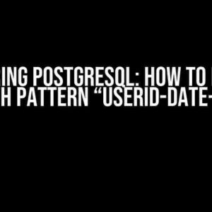 Mastering PostgreSQL: How to Parse a Field with Pattern “userid-date-amount”