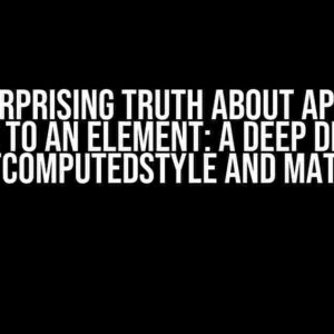 The Surprising Truth About Applying Rotate to an Element: A Deep Dive into getComputedStyle and Matrix