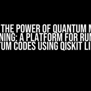 Unlock the Power of Quantum Machine Learning: A Platform for Running Quantum Codes using Qiskit Library